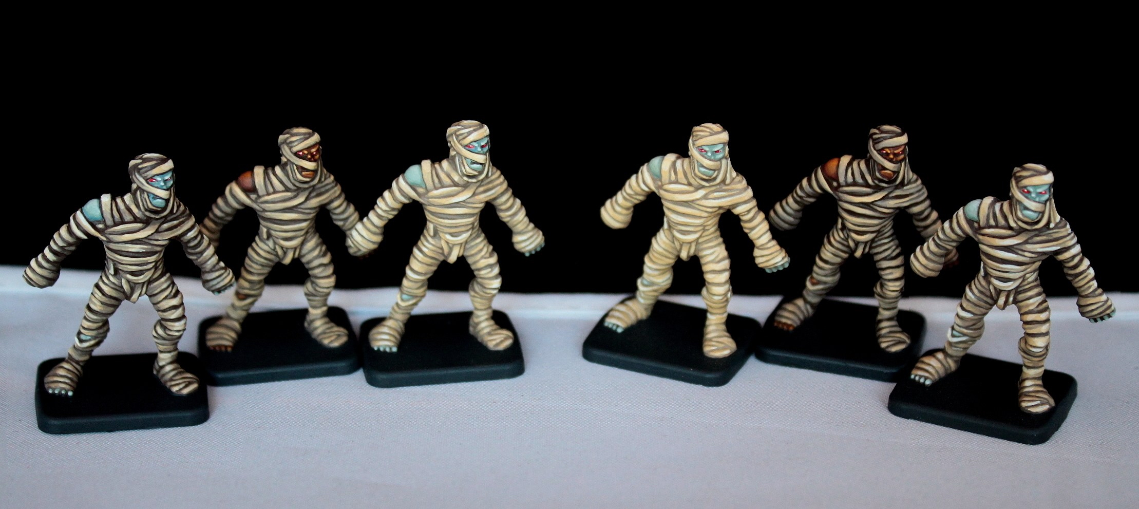 Set of 2 Mummies & 2 ZombiesOriginal HeroQuest Parts 